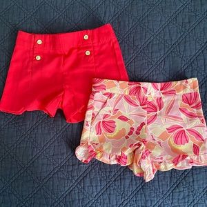 Janie and Jack 2 pr Size 6 Shorts